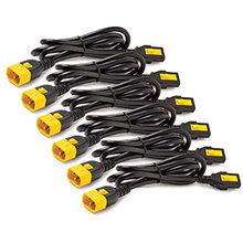 Power Cord Kit (6 EA), Locking, C13 to C14, 0.6m